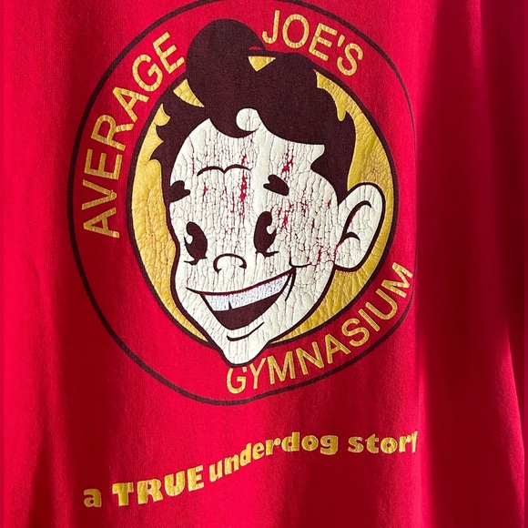 Dodgeball 2004 Movie Promo Shirt Average Joes Size XL - Picture 2 of 5